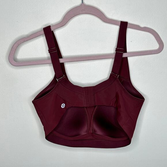LULULEMON Run Times Bra *High Support, B–E Cups Red Merlot - Picture 4 of 6